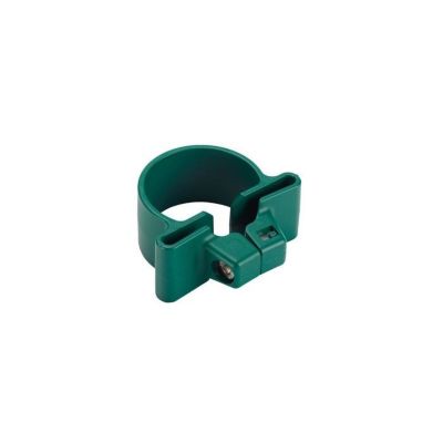 Colliers De Serrage Universel 4 Pièces Pour Poteau De Grillage Rigide - Vert - Dirickx Industries