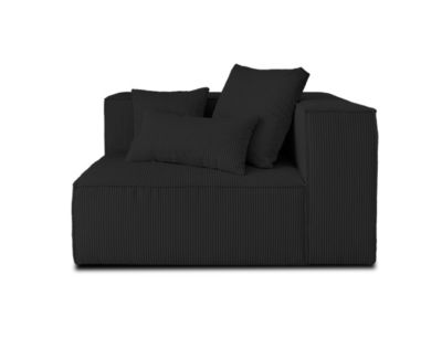 Colombine - module d'assise droit - en velours côtelé - Lisa Design