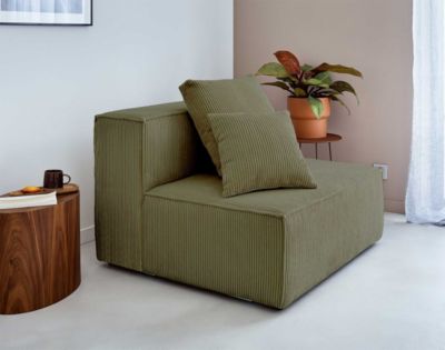 Colombine - module d'assise - en velours côtelé - Lisa Design