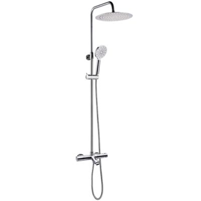 Colonne bain-douche thermostatique chromée Essebagno New Oneo