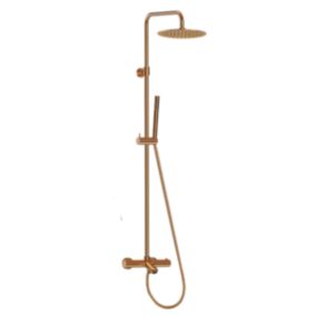 Colonne bain-douche thermostatique cuivre brossé Essebagno luisa II  250