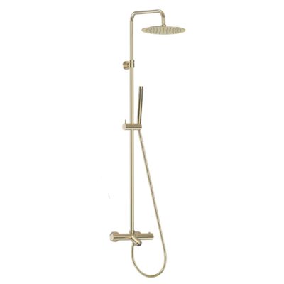 Colonne bain-douche thermostatique or Essebagno luisa II 250
