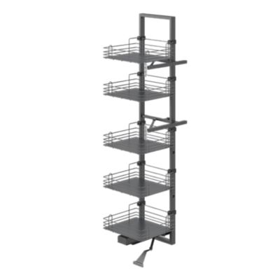 Colonne coulissante 5 niveaux GoodHome Enden Pèbre 60 cm