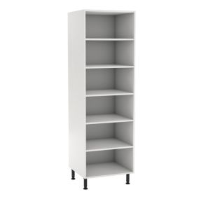 Colonne de cuisine avec tablettes GoodHome blanc L. 60 x H. 216 cm