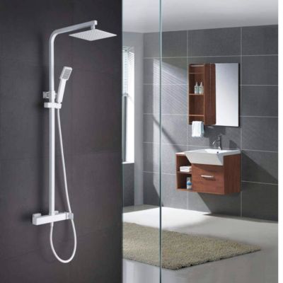 Colonne de Douche  anti-calcaire Blanc Mat IMEX FIYI BDF016/BL