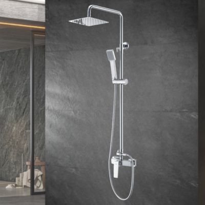 Colonne de Douche anti-calcaire Chrome IMEX ART BDAR025