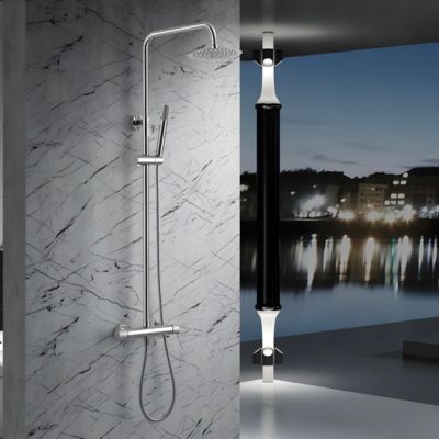 Colonne de Douche anti-calcaire Chrome IMEX LINE BDD038