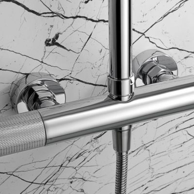 Colonne de Douche anti-calcaire Chrome IMEX LINE BDD038