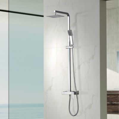 Colonne de Douche anti-calcaire Chrome IMEX PISA BDP048