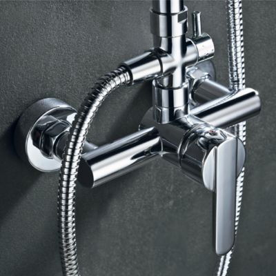 Colonne de Douche anti-calcaire Chrome IMEX ROMA BDR001