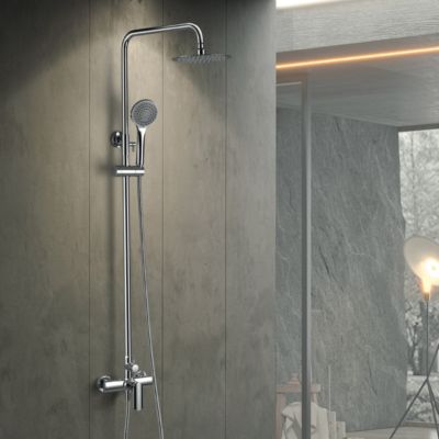 Colonne de Douche anti-calcaire Chrome IMEX URAL BDG040