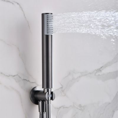 Colonne de Douche anti-calcaire Encastrée Black Gun Métal IMEX LINE GPD038/BGM