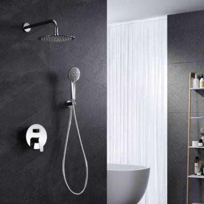 Colonne de Douche anti-calcaire Encastrée Chrome IMEX BELGICA GPZ044