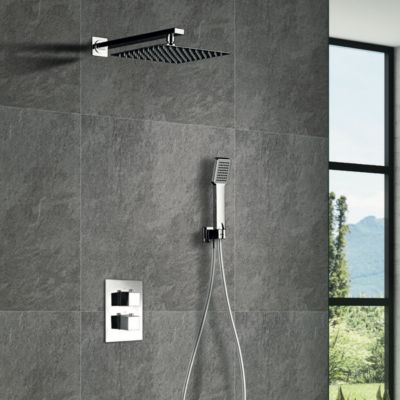 Colonne de Douche anti-calcaire Encastrée Chrome IMEX CIES GPC009