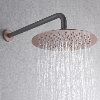 Colonne de Douche anti-calcaire Encastrée Gris et Champagne IMEX LINE GPD038/GC