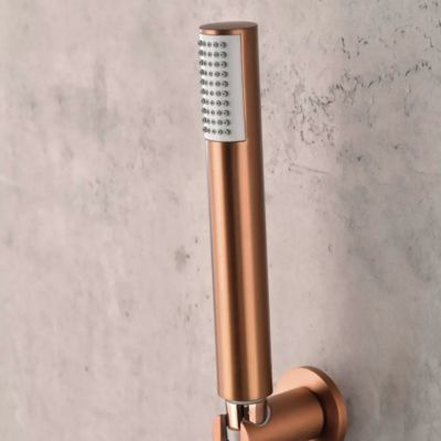 Colonne de Douche anti-calcaire Encastrée Thermostatique Or Rose IMEX LINE GTD038//ORC