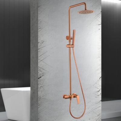 Colonne de Douche anti-calcaire Or Rose IMEX DELOS BDD055/ORC