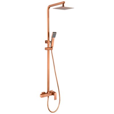 Colonne de Douche anti-calcaire Or Rose IMEX PISA BDP048/ORC