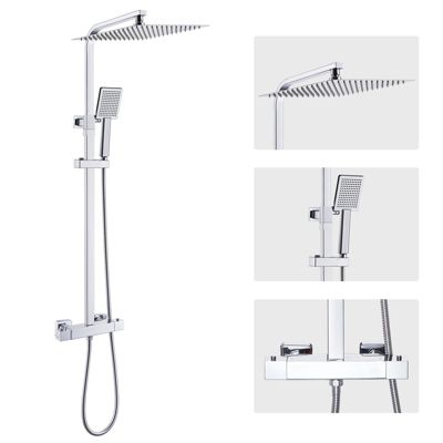 Colonne de Douche avec Robinetterie Thermostatique, Auralum max ...