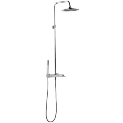 Colonne de douche chromée avec mitigeur mécanique Essebagno Luisa