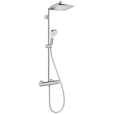 Colonne de douche Crometta E 240 EcoSmart avec mitigeur thermostatique HANSGROHE 27281000