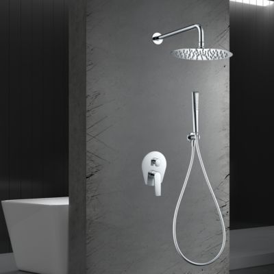 Colonne de Douche Encastrée anti-calcaire Chrome IMEX DELOS GPD055