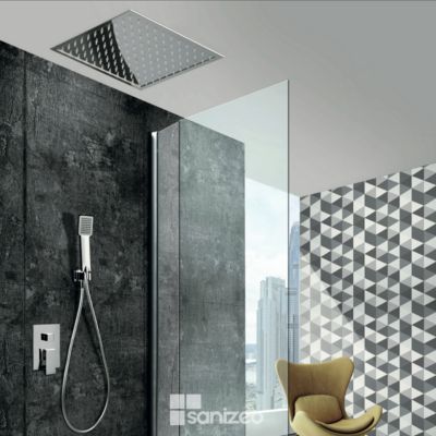 Colonne de Douche Encastrée Anti-Calcaire Chrome IMEX VOLGA GET015