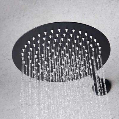 Colonne de Douche Encastrée anti-calcaire Noir Mat IMEX OLIMPO GPC033/NG