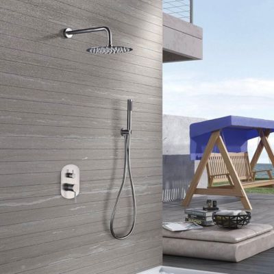 Colonne de Douche Encastrée en Acier Inoxydable Intérieur / Extérieur IMEX MOSCU GPK034