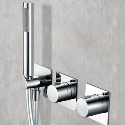 Colonne de Douche Encastrée Thermostatique Chrome IMEX TIBET GTT054