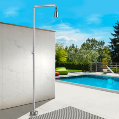 Colonne de Douche Extérieure en Acier Inoxydable IMEX POOL GPP001/AC