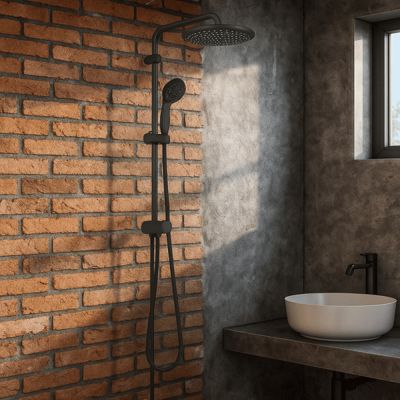 Colonne de douche GROHE Vitalio Start System 250 avec inverseur noir