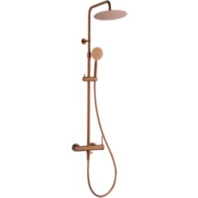 Colonne de douche mécanique cuivre brossé 250 Essebagno Lollipop II