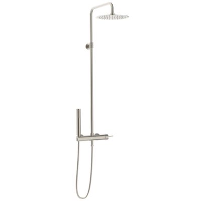 Colonne de douche mécanique façon inox Essebagno Luisa