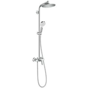 TARA Chrome Douchettes et systèmes de douche: Barre de douche avec curseur