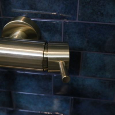 Colonne de douche mécanique, doré, Essebagno Luisa 250