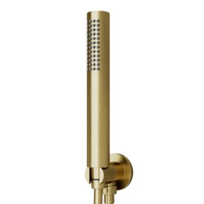 Colonne de douche mécanique encastrée en laiton massif finition satin, GoodHome Owens