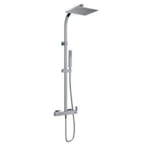 Colonne de douche mitigeur CUBO  Chrome brillant