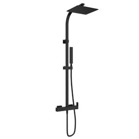 Colonne de douche mitigeur CUBO  Noir mat