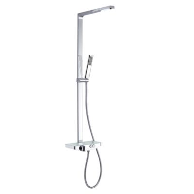 Colonne de douche moderne combinée thermostatique acier inoxydable ...
