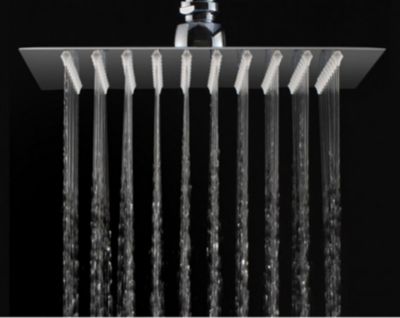 Colonne de douche moderne combinée thermostatique acier inoxydable ...