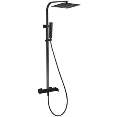 Colonne De Douche ESSEBAGNO Delice Noir Mat - Spéciale Rénovation Mécanique EB2