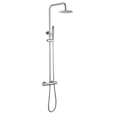 Colonne de Douche Thermostatique anti-calcaire Chrome IMEX GENOVA BTG053