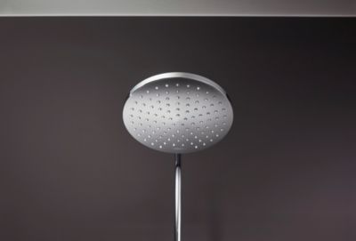 Colonne de douche thermostatique avec pommeau + douchette 1 jet + flexible + barre réglable, chromé, Hansgrohe Vernis Blend 200 EcoSmart
