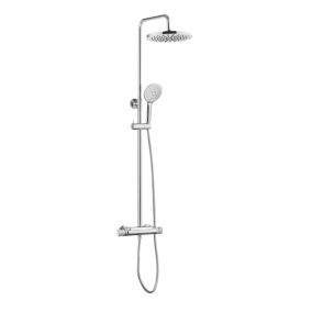 Colonne de douche thermostatique chrome, Edouard Rousseau Volg