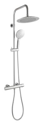 Colonne de douche thermostatique, chrome, Essebagno Essegoia