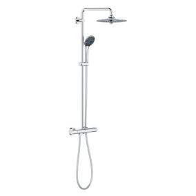 Colonne de douche thermostatique chrome H.112 cm, Grohe Vitalio TurboStat