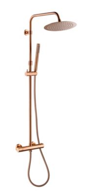 Colonne de douche thermostatique, cuivré, Essebagno Luisa 250