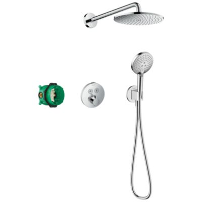 Colonne de douche thermostatique encastrée HANSGROHE ShowerSelect S chromé