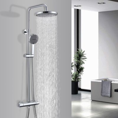 Colonne de Douche Thermostatique Ensemble de Douche Chromé Système de ...